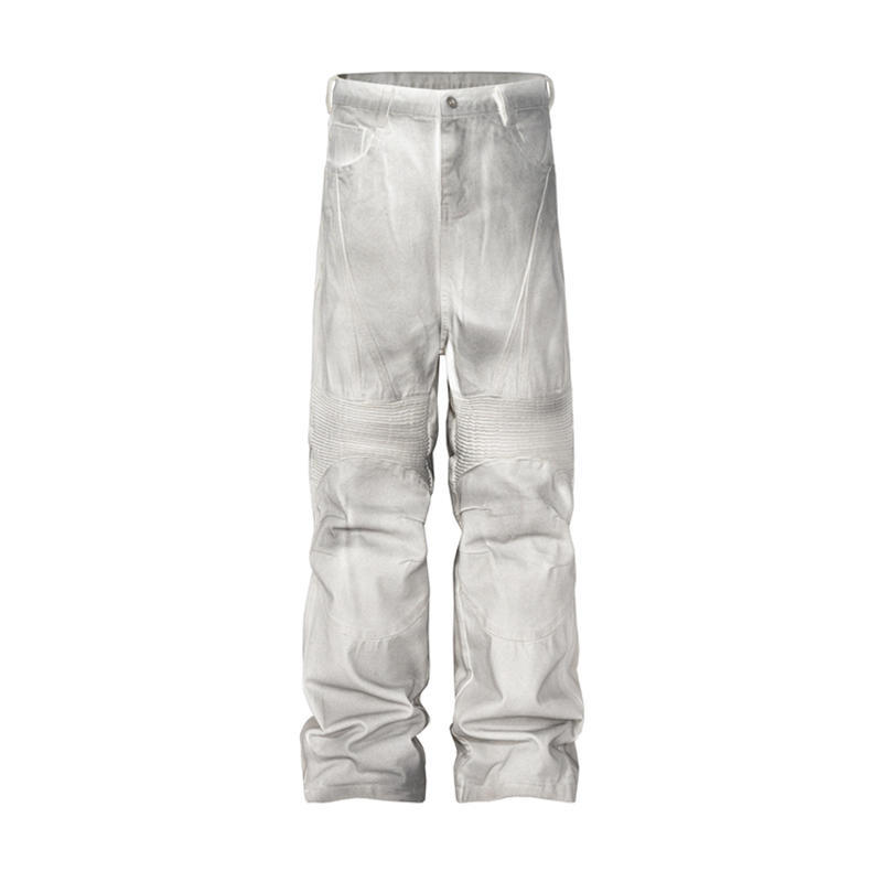 Straight Cargo Loose Trousers For Men