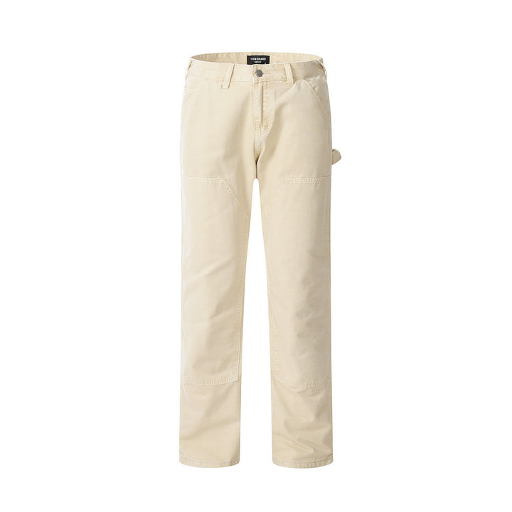 American Retro Denim Trousers For Men