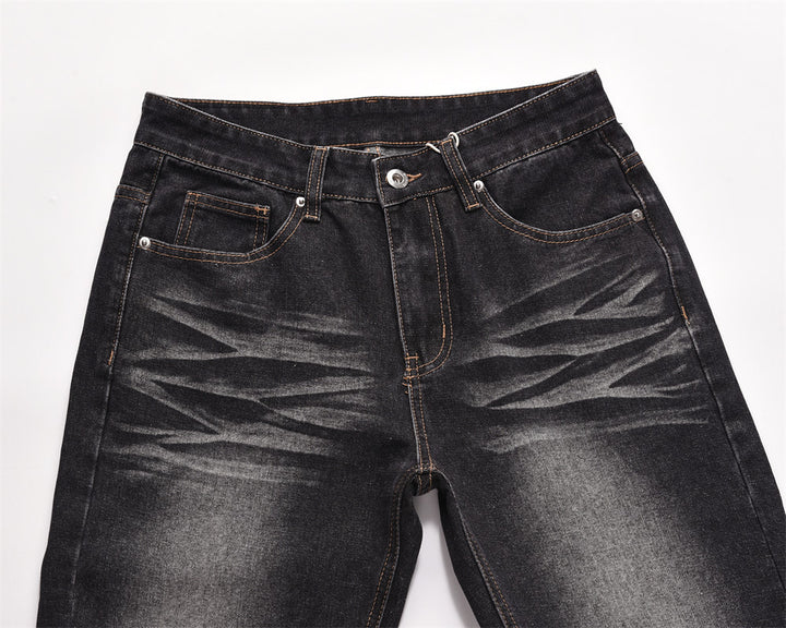 Fashion Straight Denim Trousers For Men