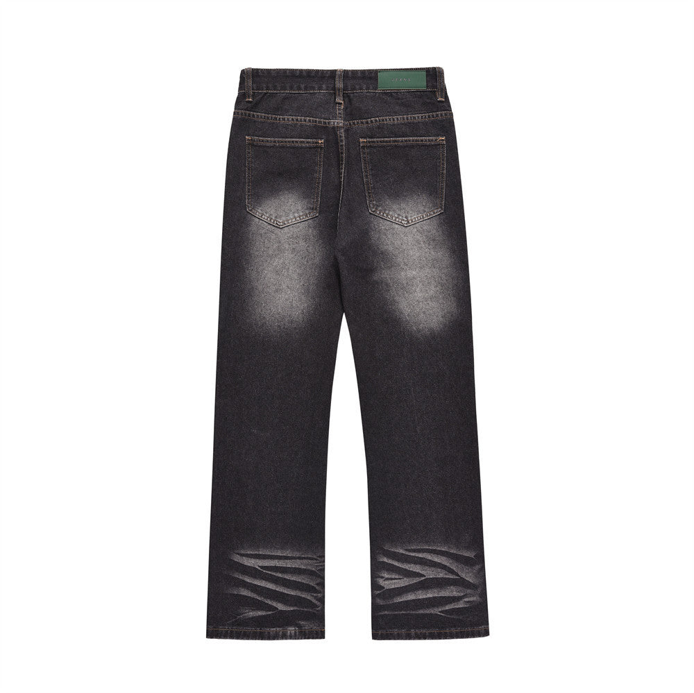 Fashion Straight Denim Trousers For Men