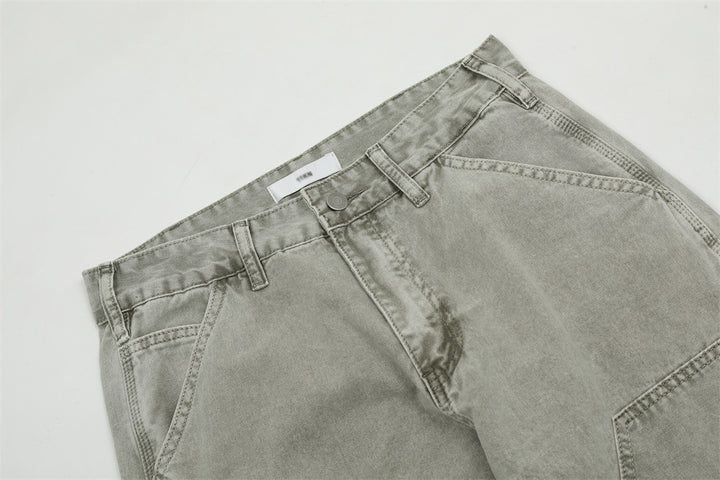 American Retro Denim Trousers For Men