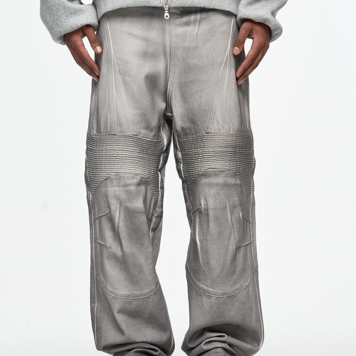 Straight Cargo Loose Trousers For Men