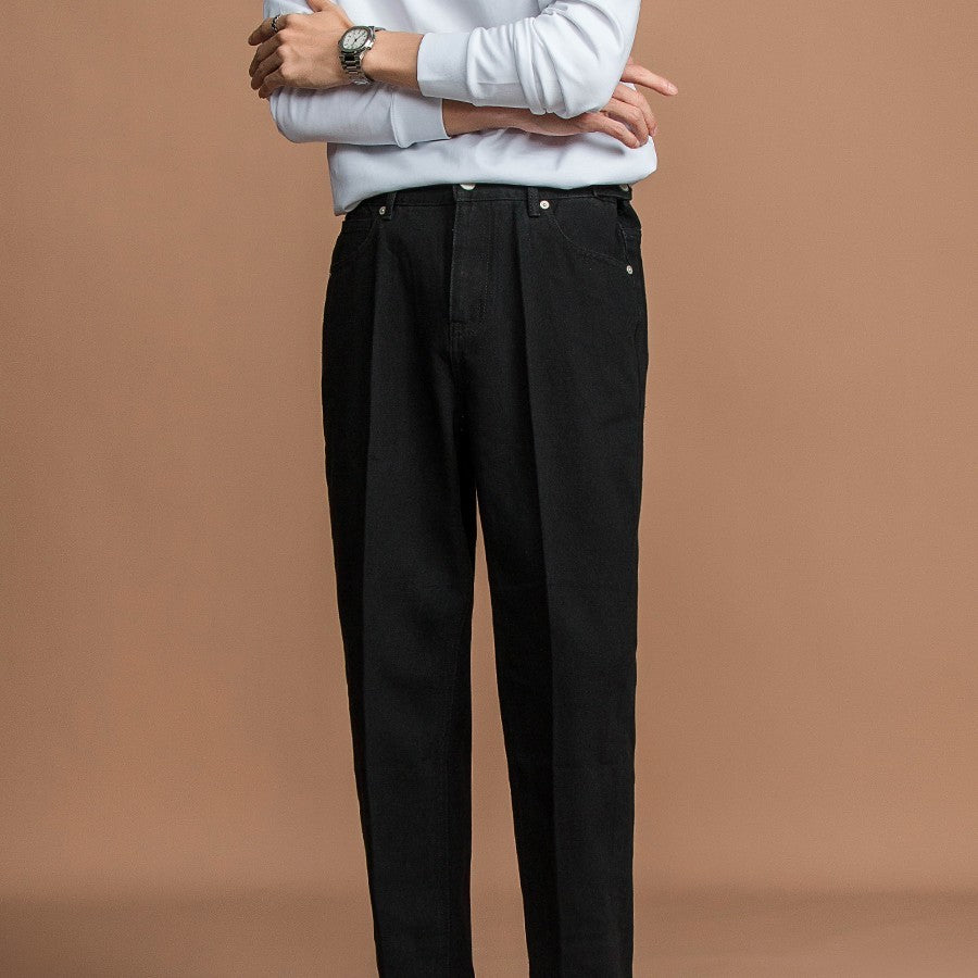 Light Cooked Retro Versatile Cropped Casual Pants