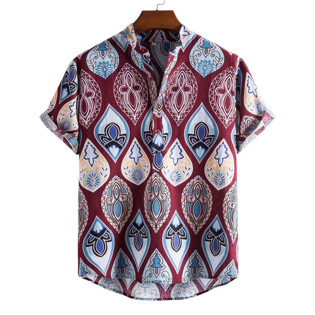 Men's Fashion Casual Printing Shirt