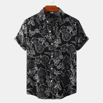 Men's Fashion Casual Printing Shirt