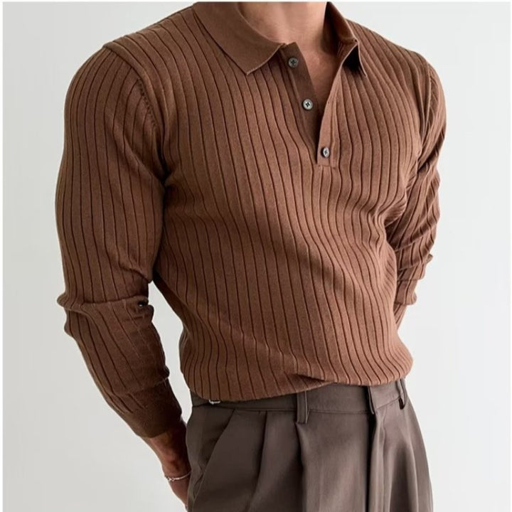 Solid Color Inner Wear Knitted Bottoming Shirt Top