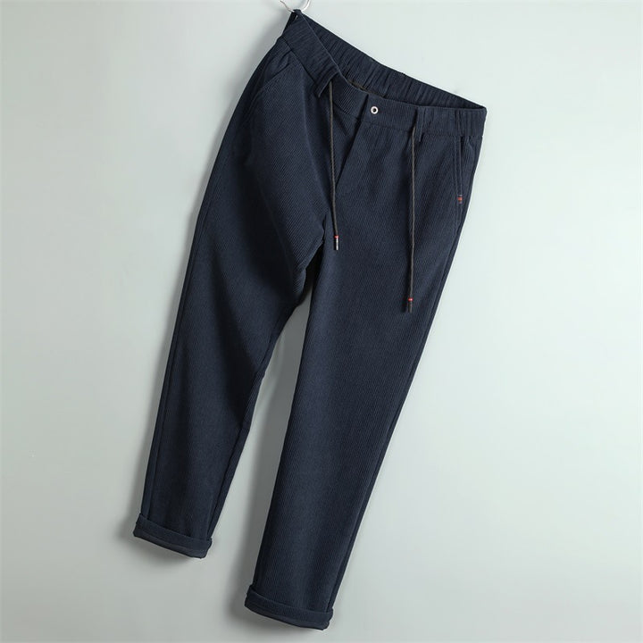 Solid Color Casual Trousers For Men